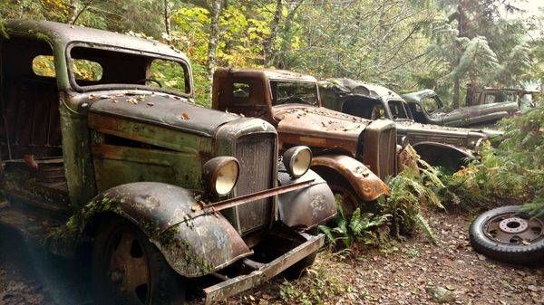 Vintage Cars In Jawbone Flats   Opal Creek Wilderness Photography Art | InYourBackyard