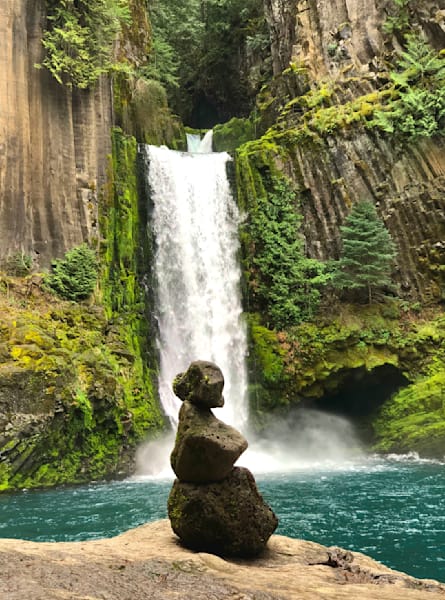 Toketee Falls And The Rock Lady Photography Art | InYourBackyard
