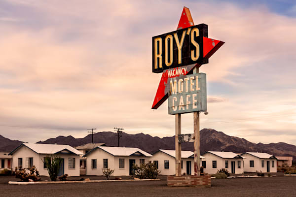 Roy's Motel and Cafe in Amboy, California.