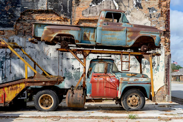 Tow truck in Chetopa, Kansas.
