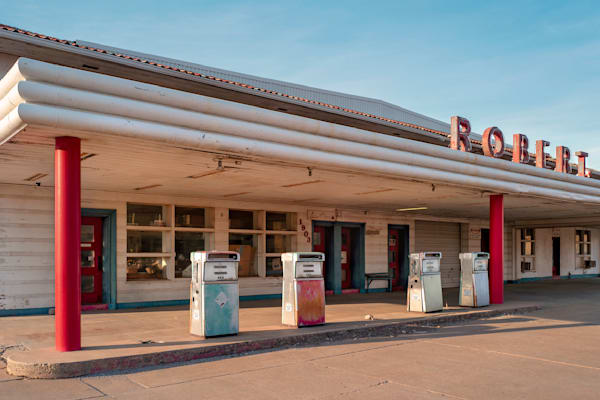 Robert L. More car dealership in Vernon, Texas.