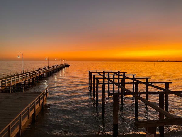 Albert Park Angling Club Sunset Photography Art | Bayside Musings