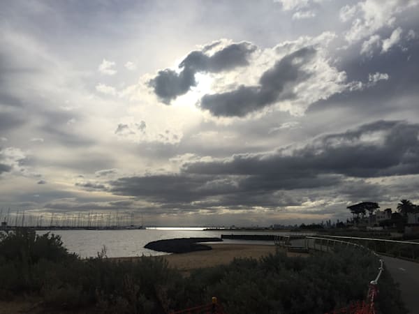 Footbridge At Brighton Foreshore Photography Art | Bayside Musings