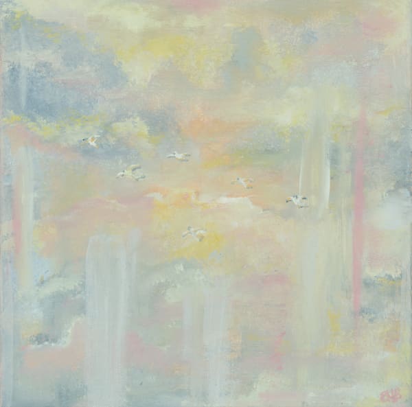 Abstract in Acrylic and mixed media