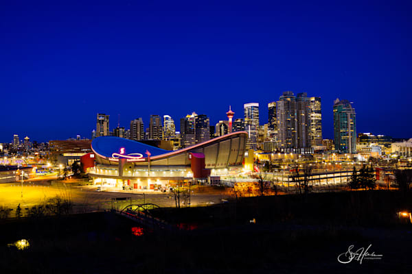 Calgary Saddledome at Dawn