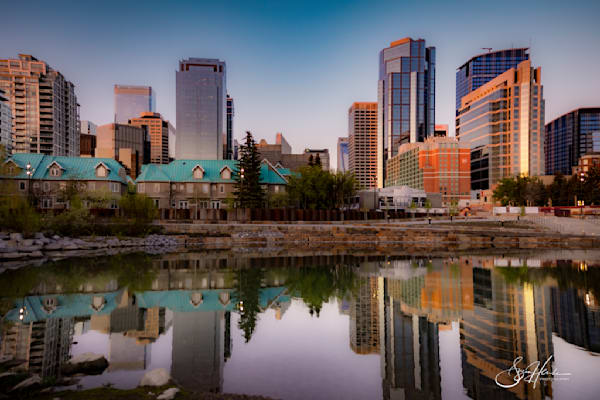 Morning calm in Calgary Eau Claire
