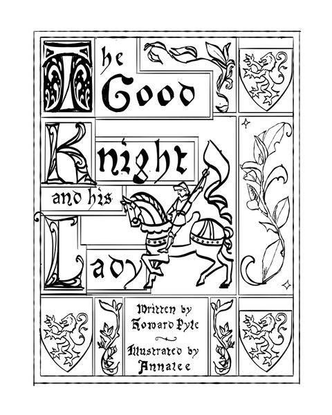 The Good Knight And His Lady Title Art | Annalee Arte