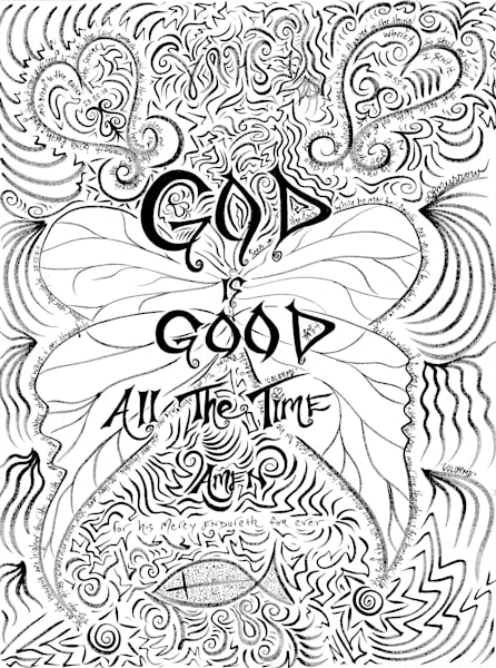 God Is Good Art | COLORME Art Spa