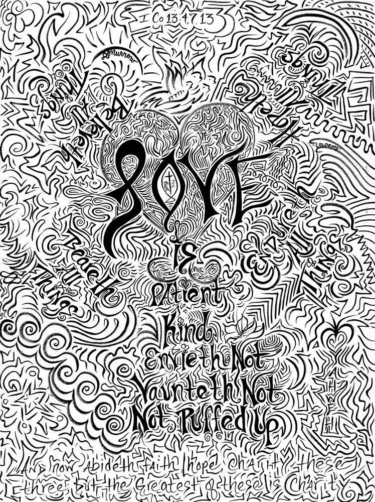 Love Is Patient Art | COLORME Art Spa