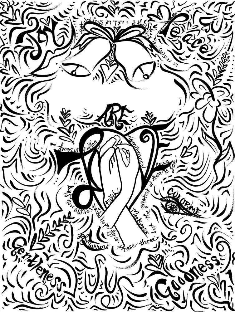 Wedding Guest Book Painting