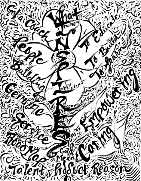 
INSPIRES | COLORME Graphic Recording — Art of Connection Summit, Phoenix AZ featuring Dawna Campbell