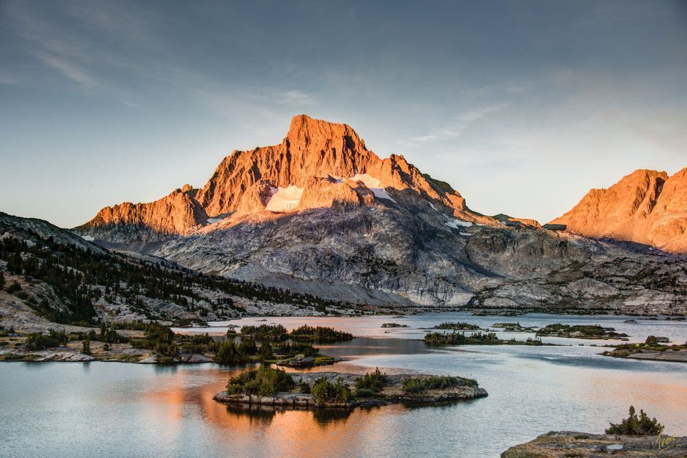 Banner Peak and Thousand Island Lake