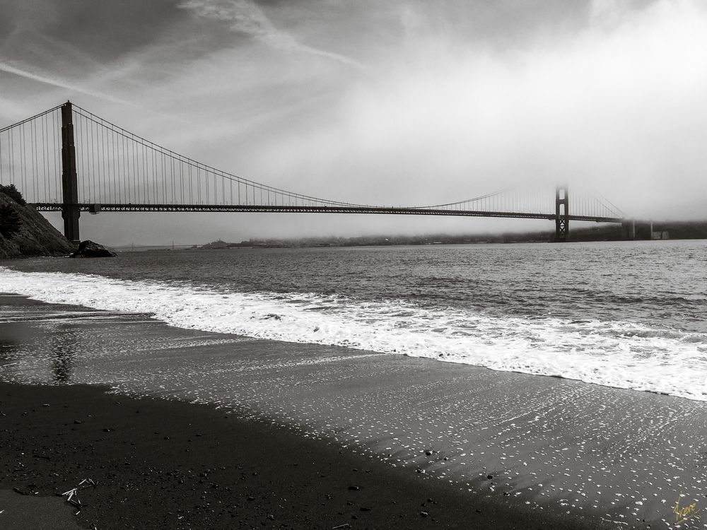View from the beach at Kirby Cove. BASK Thursday Lunch Paddle 3/16/17