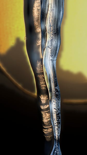 Axial Light IV – abstract ice photography