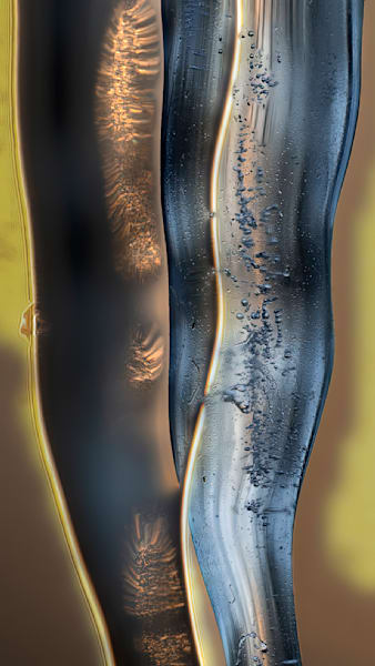Axial Light V – abstract ice photography