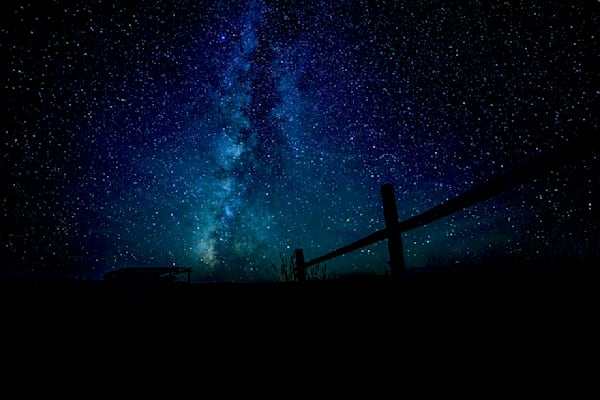 Fence Line to Infinity – fine art nature photography