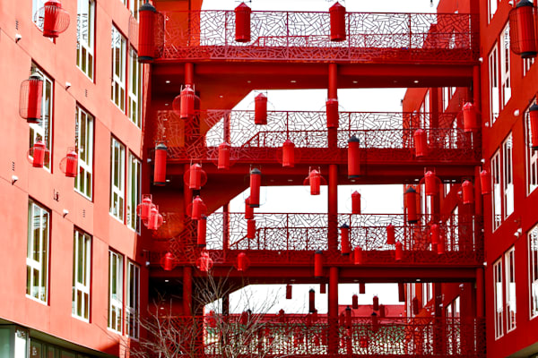 Red Lantern District Photography Art | Phoenix Rising Photography