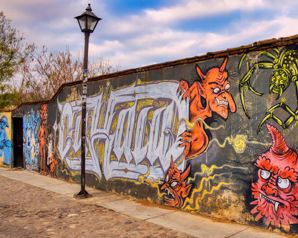 Mural - Little Devils, Oaxaca, Mexico