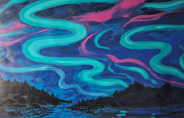 Lights Dancing Through The Night Art | JC Art Gallery