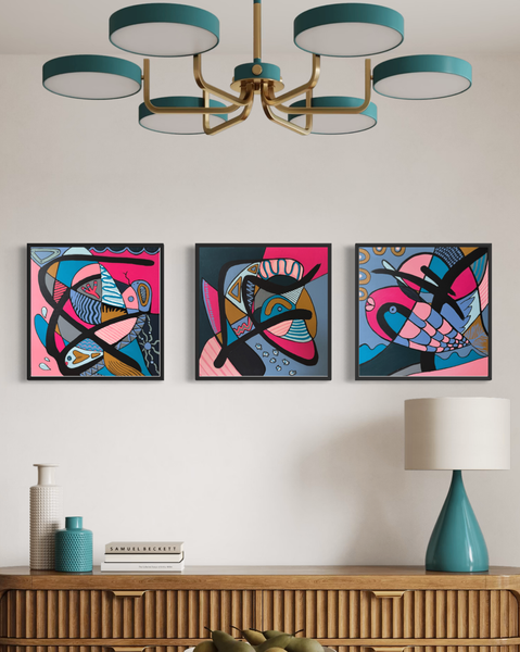 Collective Memory [Triptych] Art | Isabelle Boivin