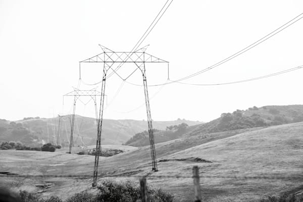 Limestone Ridge Power Line Power lines Photography Art | Ridge Route Gallery