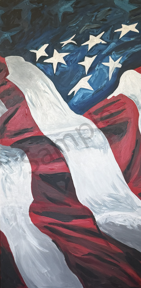 New Glory - Dynamic American Flag Artwork