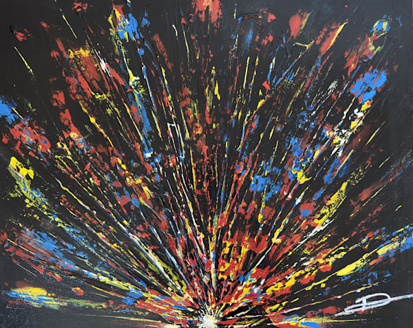 Radiant Chaos - Vibrant Abstract Artwork