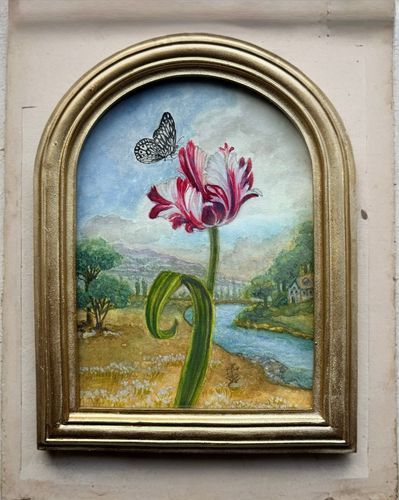 The Tulip & The Butterfly Art | TWC Fine Arts