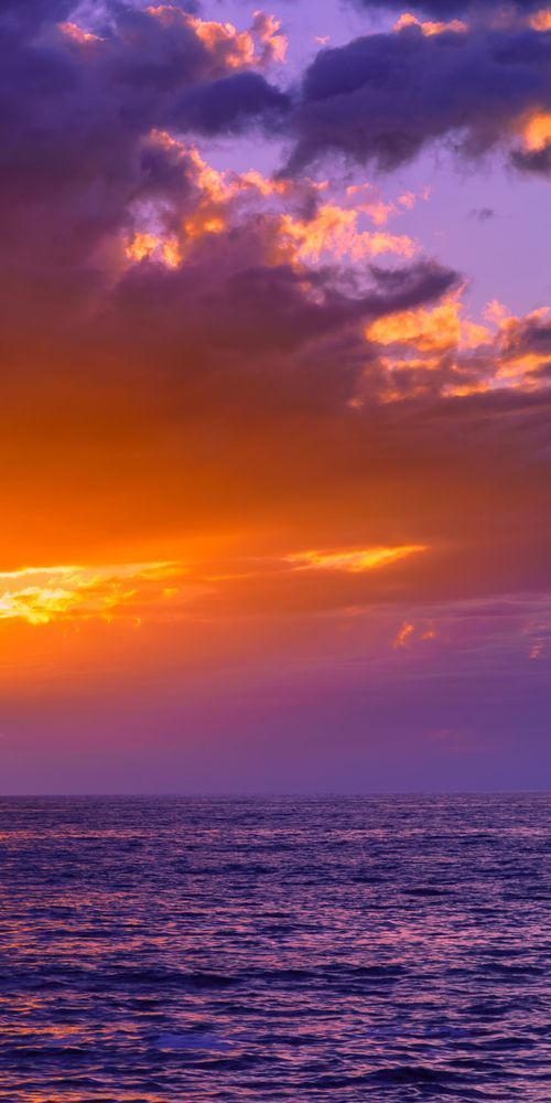 Purple Sunset Cliffs Sunset Tych 3 Art | McClean Photography