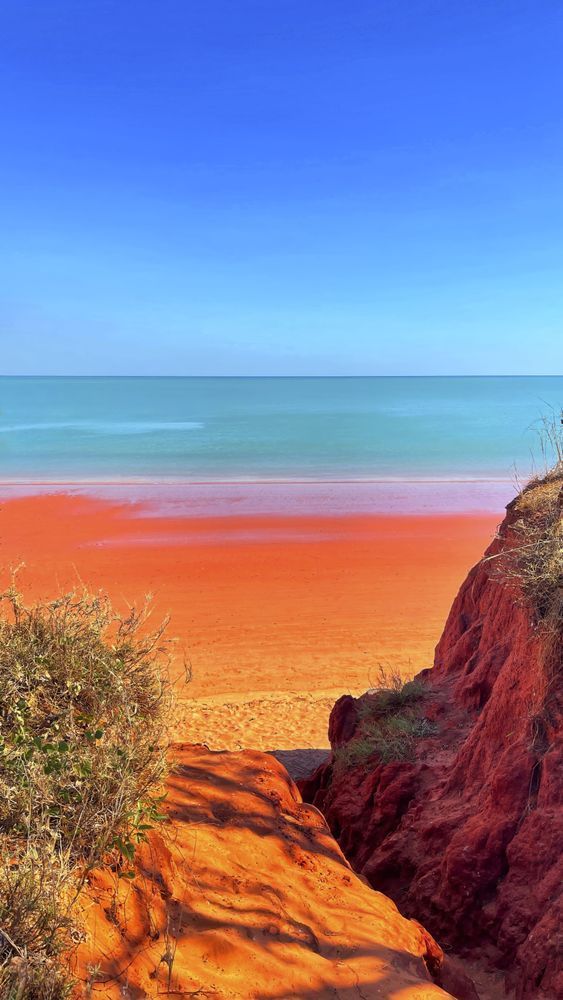 "The Ochre Shoreline" Photography Art | Lisa Jane Nature Photography