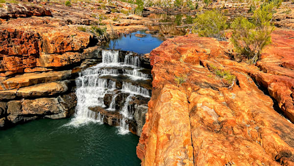 "Majestic Cascades at Bell Gorge"