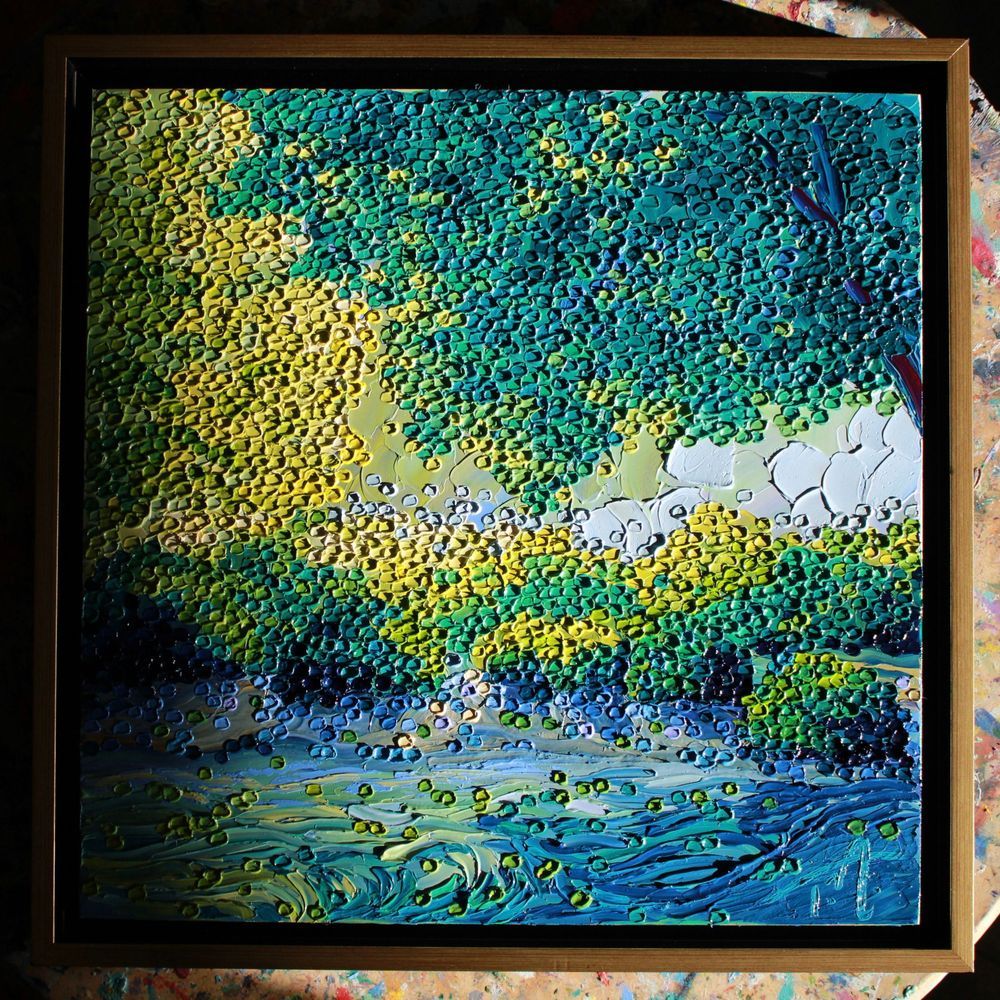 Catch Me When I Fall Original Oil Painting Art | Tessa Nicole Art