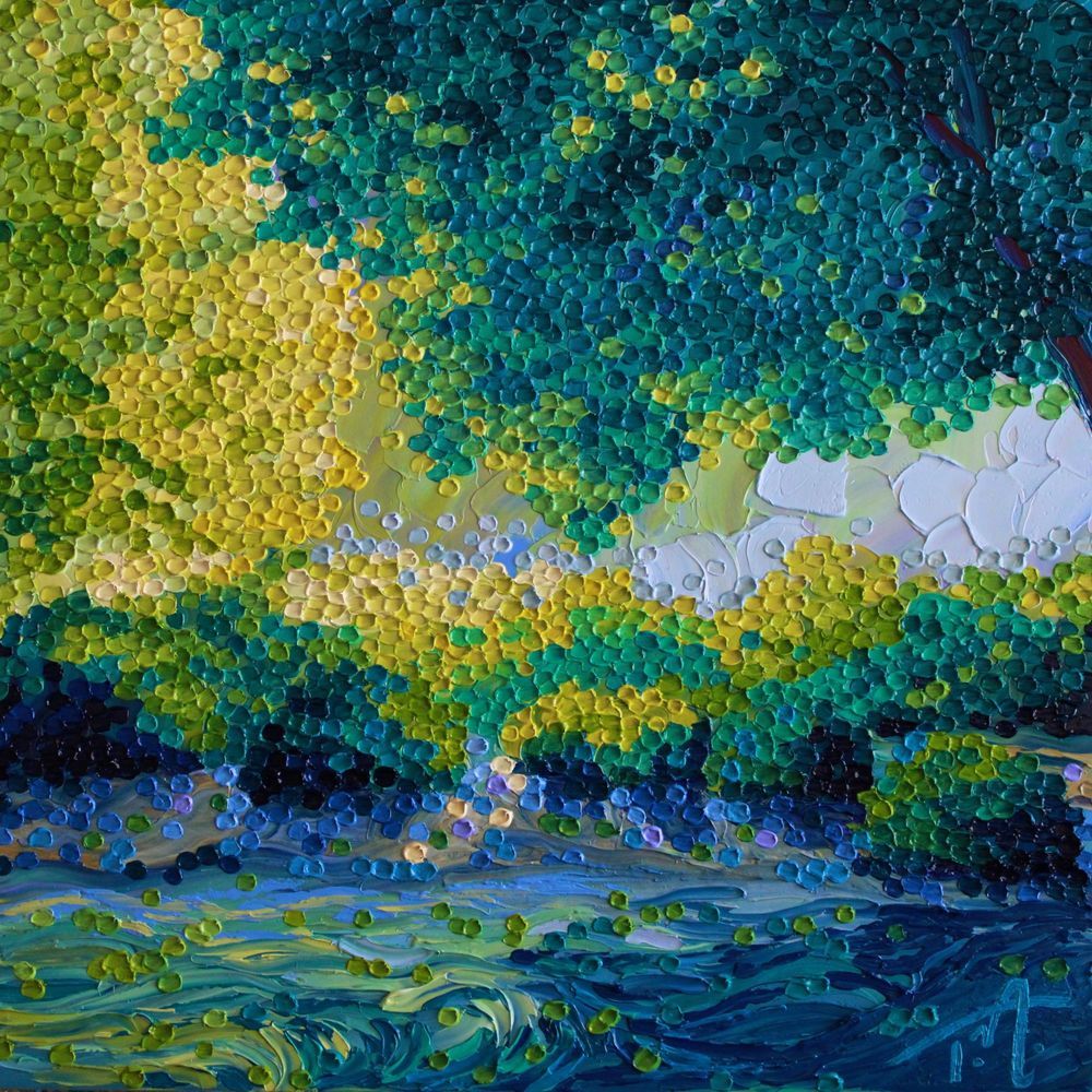 Catch Me When I Fall Original Oil Painting Art | Tessa Nicole Art