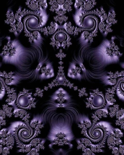 Veil of the Infinite | Purple Fractal Wall Art | Eye Ignite