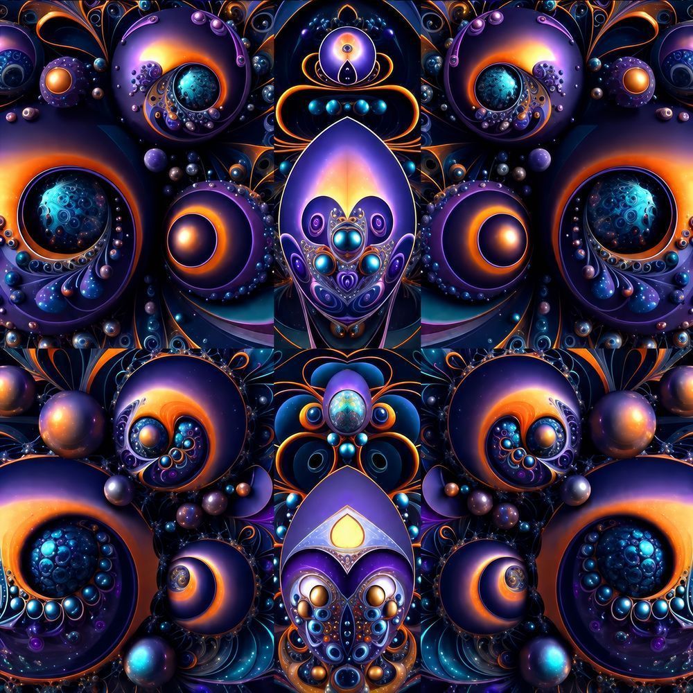 Planetary Dreamcode | Cosmic Abstract Art Print | Eye Ignite