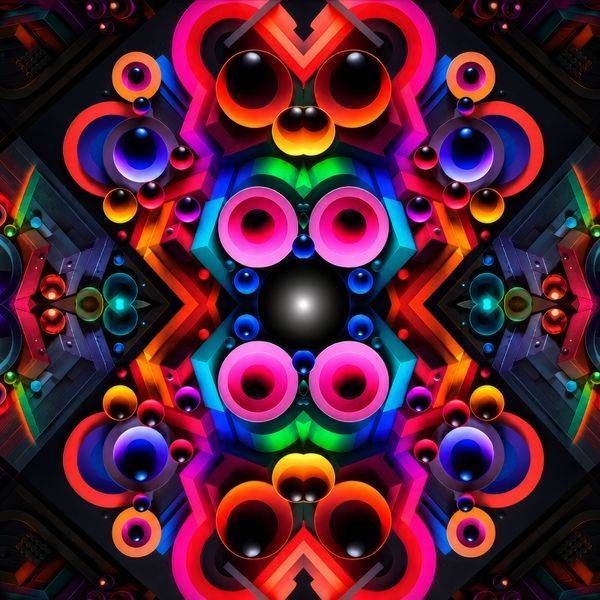 Color Reactor | Abstract Color Frequencies Art Print | Eye Ignite