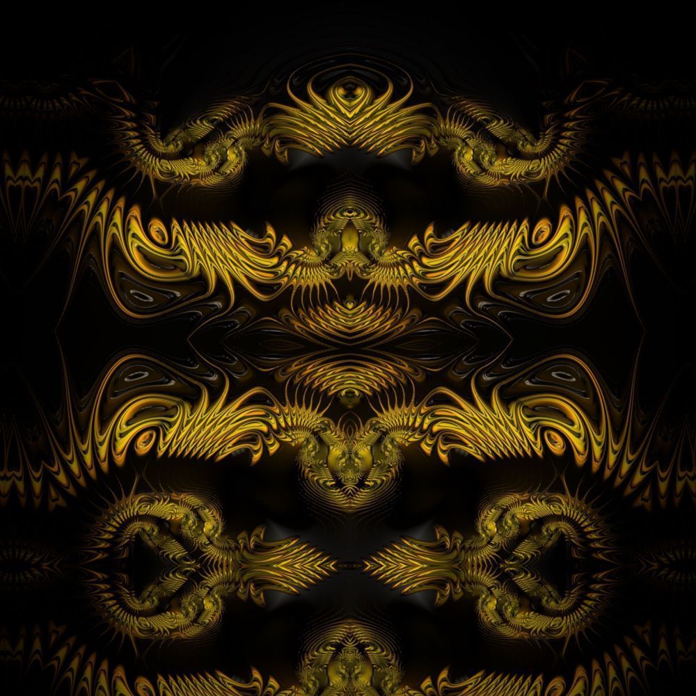From Elsewhere Fractal Art Print – Dark Mystical Abstract Wall Art
