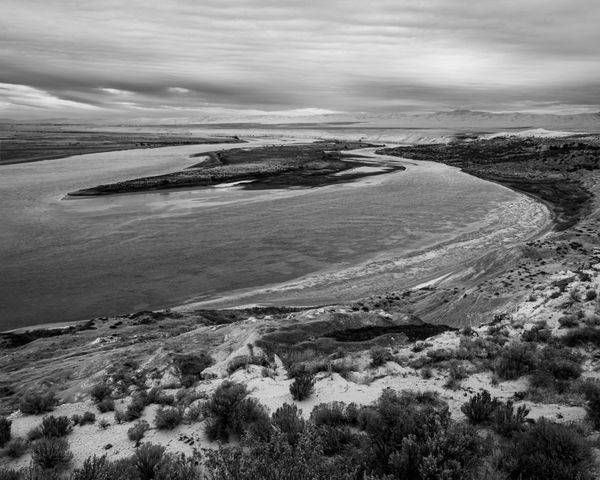 Where The Reach Turns White Bluffs Washington 2024 Photography Art | Steve G. Bisig Photography