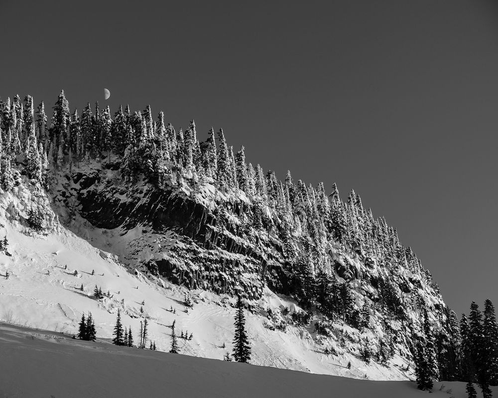 Winter, Inspiration Point, Mount Rainier, Washington, 2017