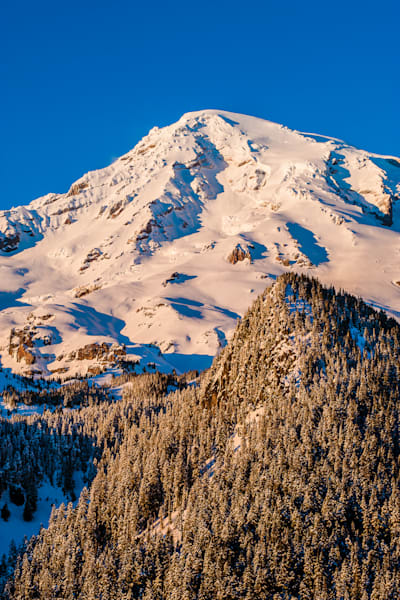 Alpine Winter Views, Mount Rainier, Washington, 2017