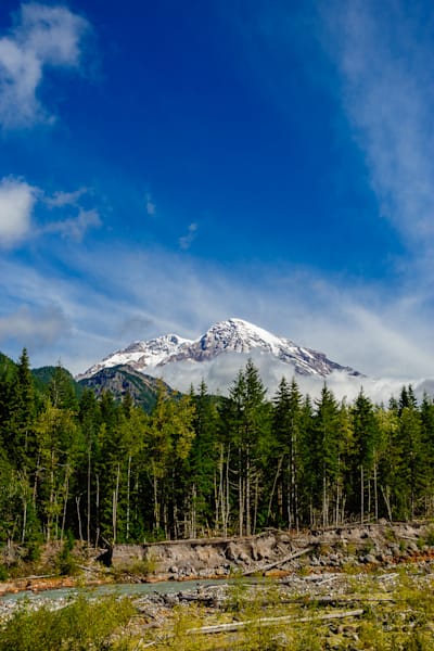 Mount Rainier, Nisqually River, Washington, 2016
