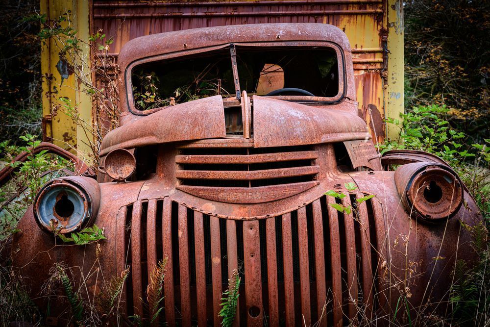 Rusty Chevrolet Truck, Olympic National Park, Washington, 2020