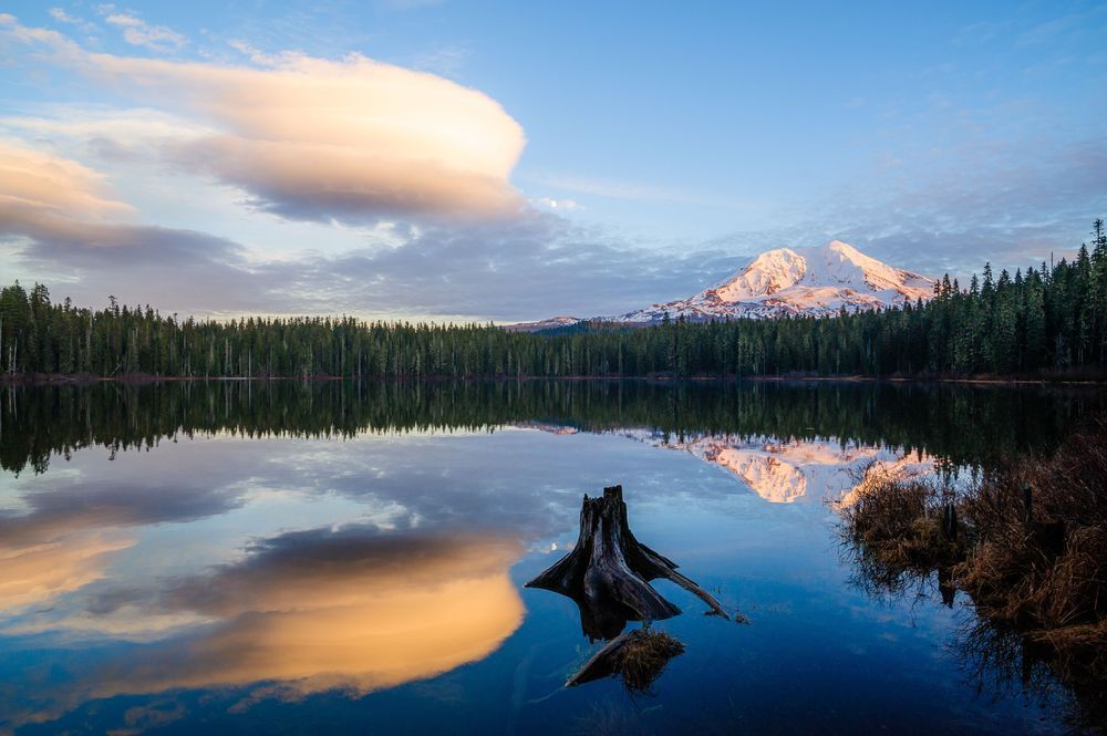 Sunset, Takhlakh Lake, Washington, 2016