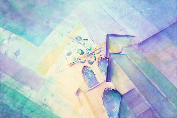 Buildings and Ruins in Watercolor