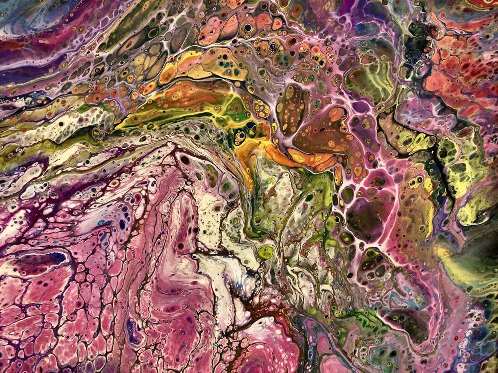 abstract, bright, colorful