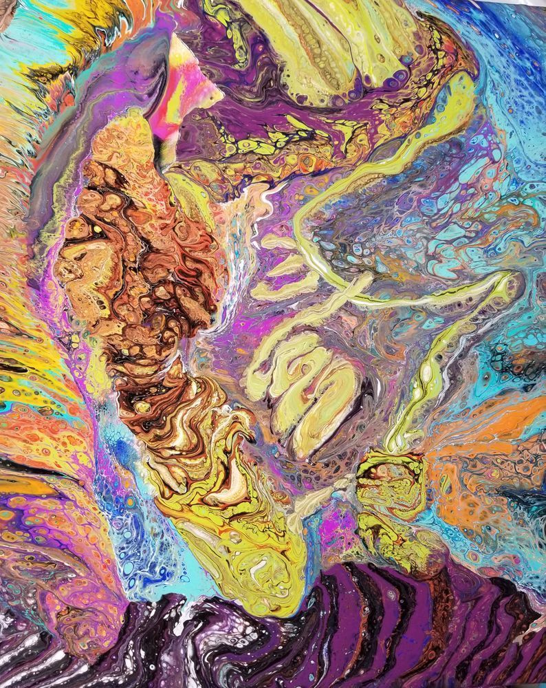 abstract, bright, colorful