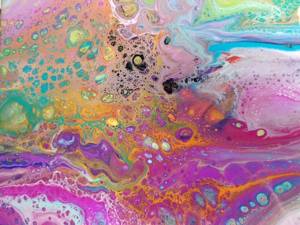abstract, bright, colorful