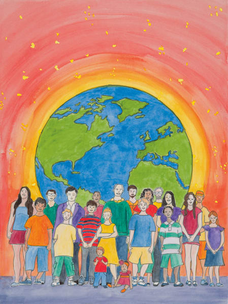 Around The World Art | Bella Cello Designs