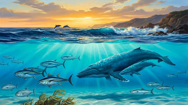 BLUEFIN AND BLUE WHALES