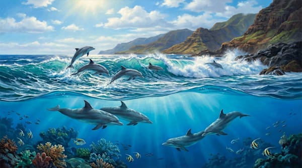 DOLPHIN SURFERS